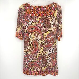 Vintage Y2K Candies Shift Dress Paisley‎ Animal Print Size Medium